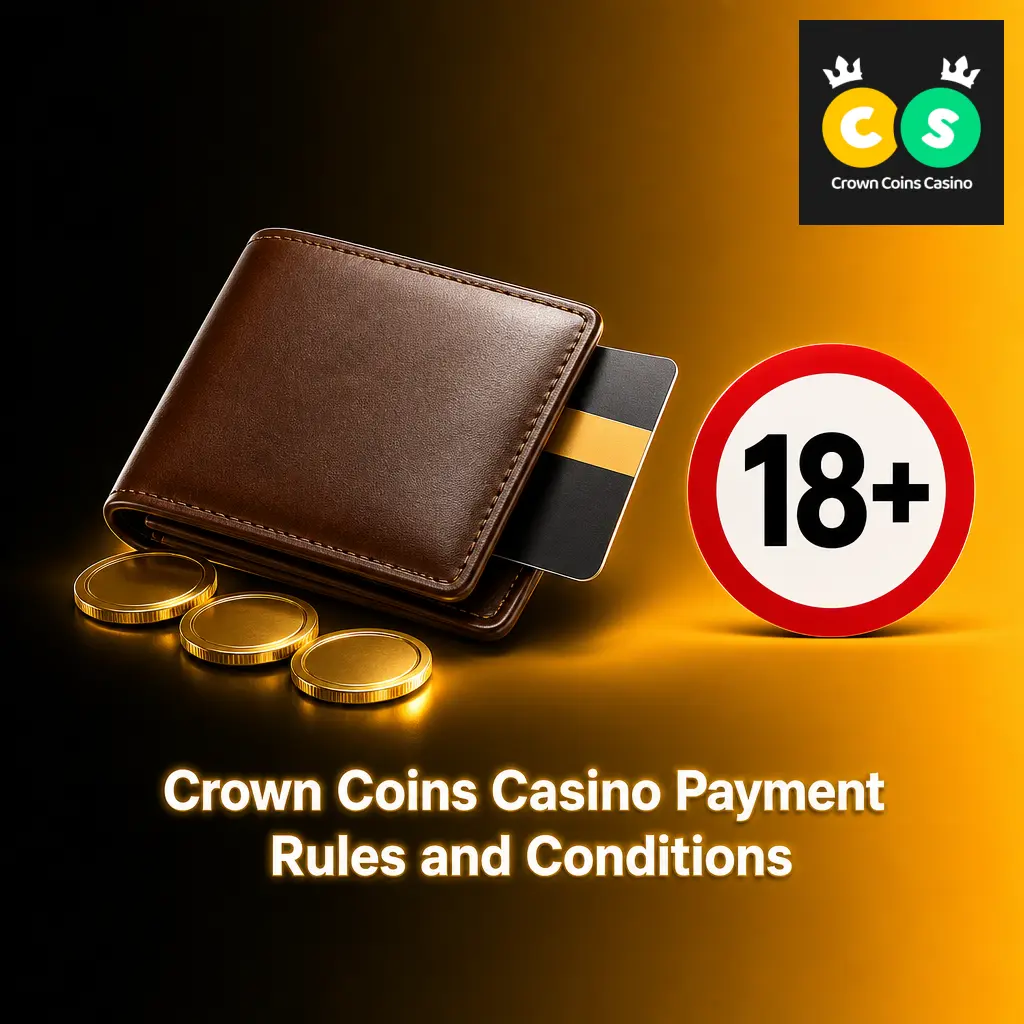 Crown Coins Casino Payment Rules and Conditions