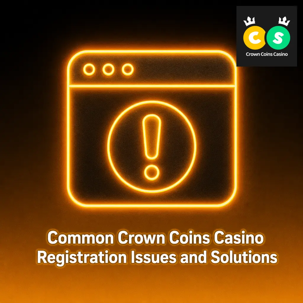 Common Crown Coins Casino Registration Issues and Solutions