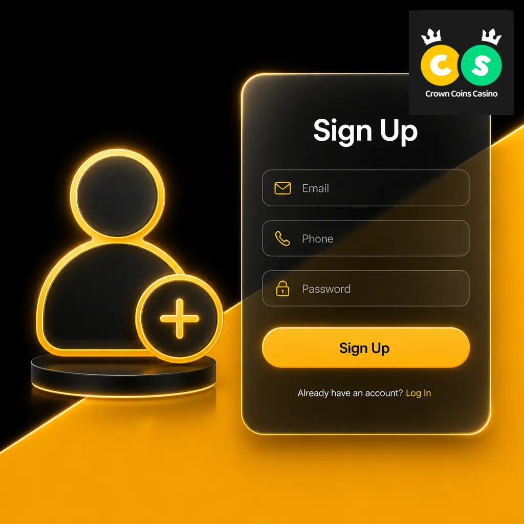 How to Register at Crown Coins Casino in United States