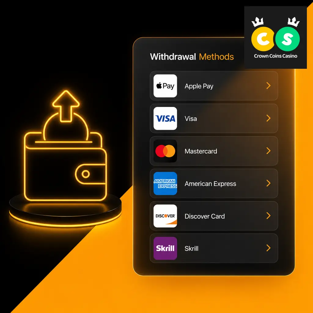Crown Coins Casino Withdrawal Methods